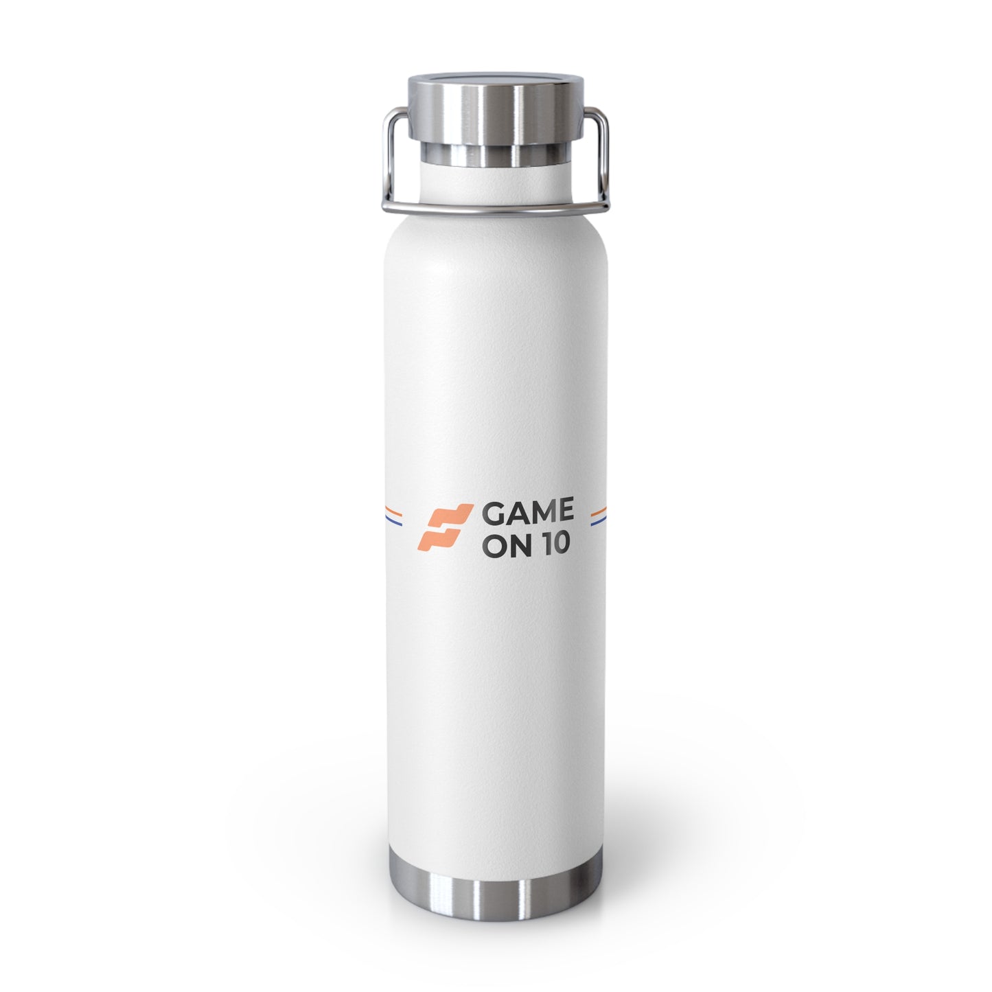 Game on 10 Copper Insulated Water Bottle