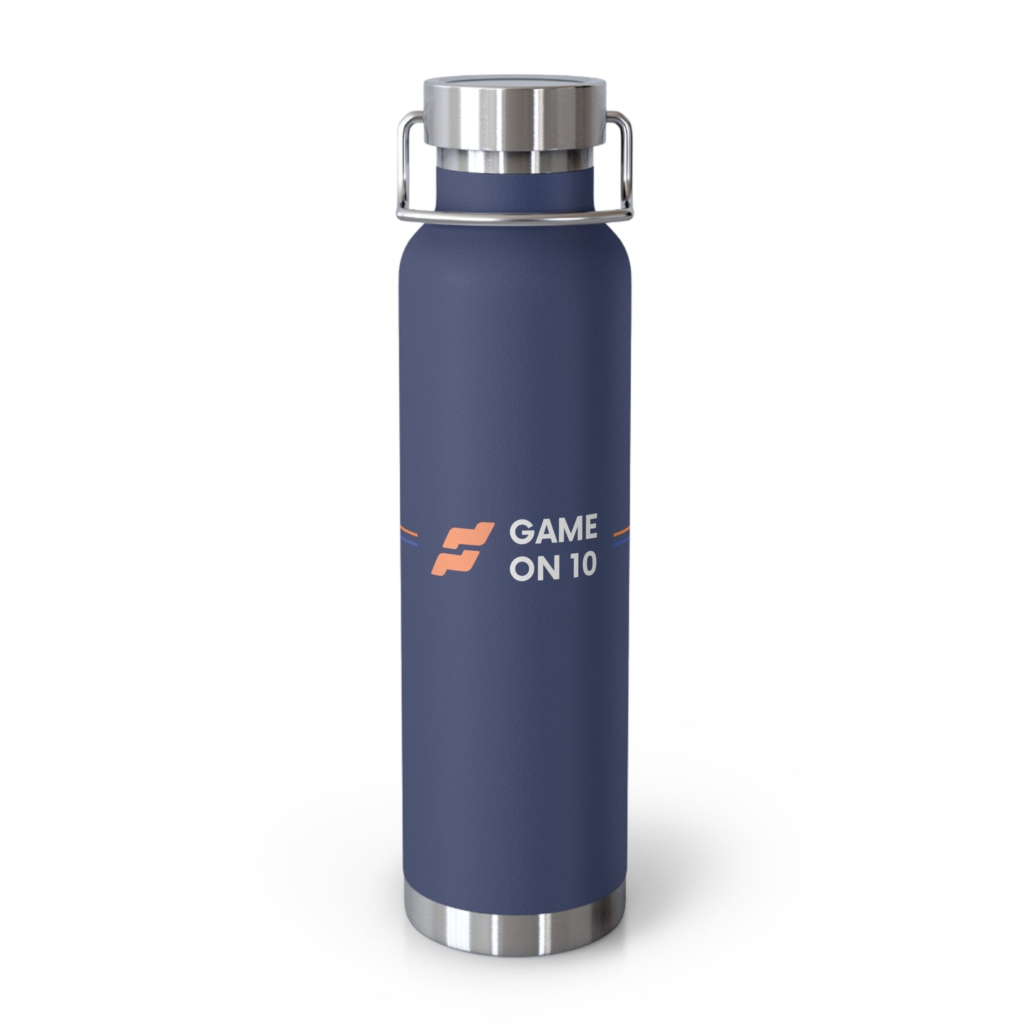 Game on 10 Copper Insulated Water Bottle
