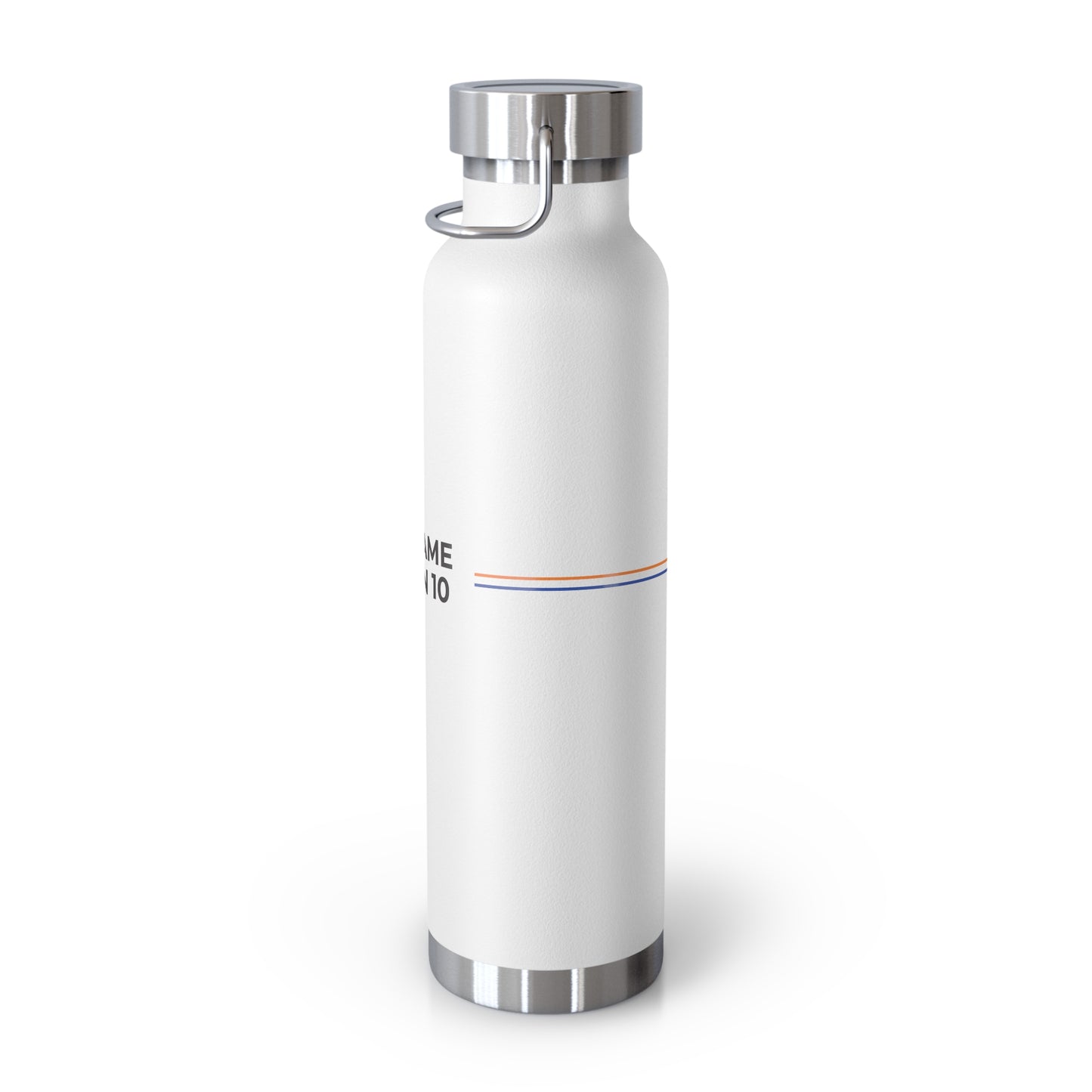 Game on 10 Copper Insulated Water Bottle