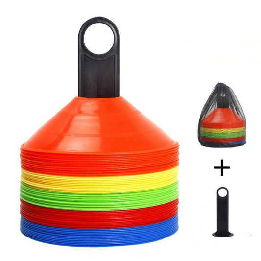Training Cones with Mesh Bag & Holder