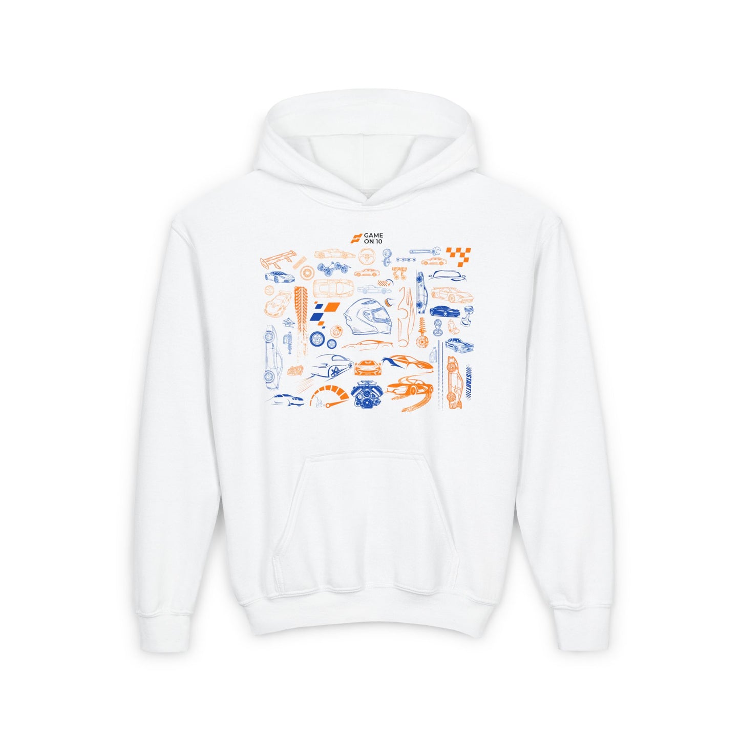Game on 10 Start Youth Hoodie