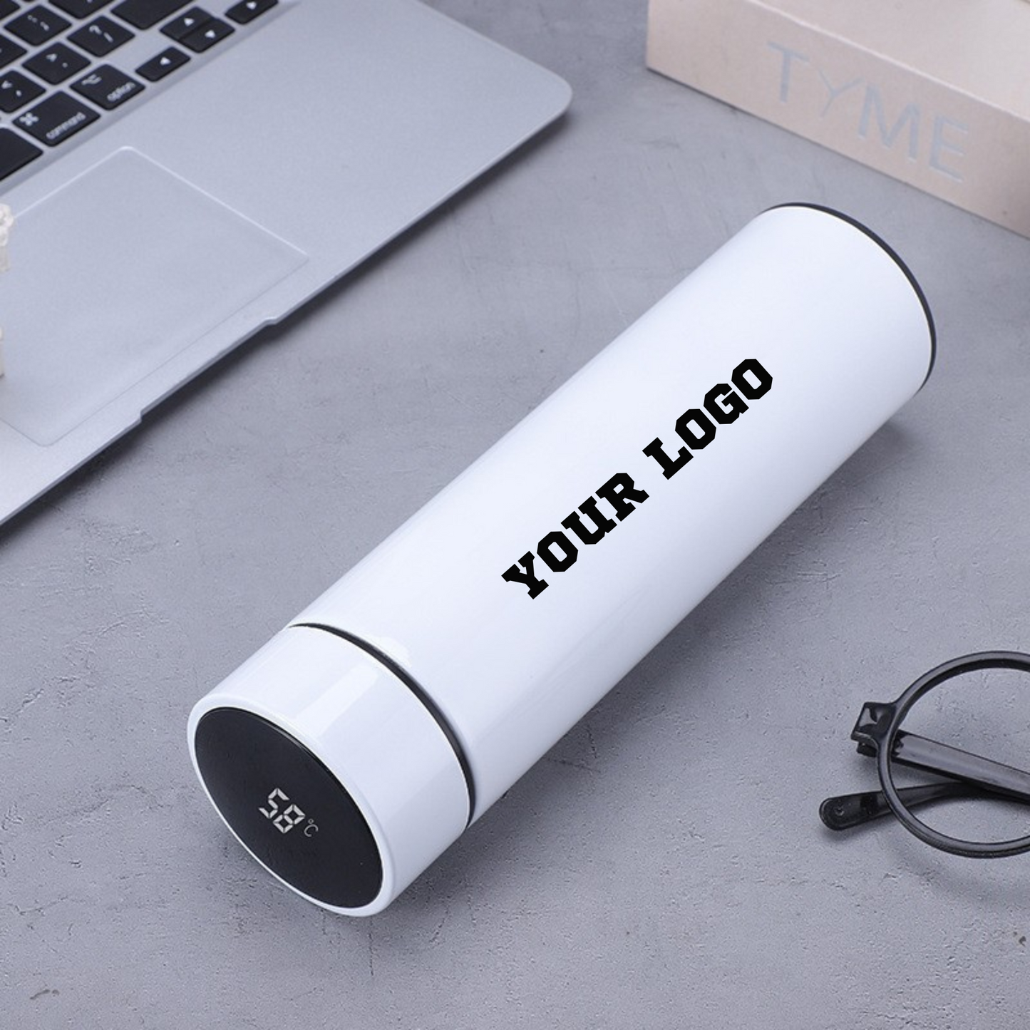 Custom Smart LED Temperature Display Water Bottle