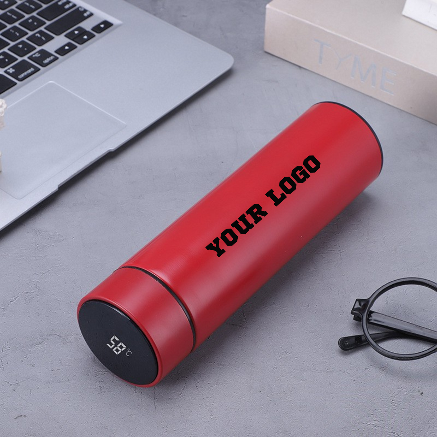 Custom Smart LED Temperature Display Water Bottle