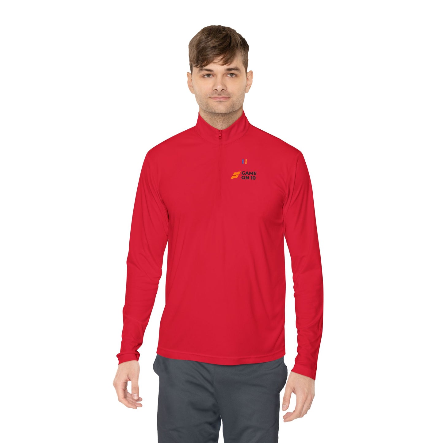Game on 10 Men Athletic Quarter-Zip Pullover
