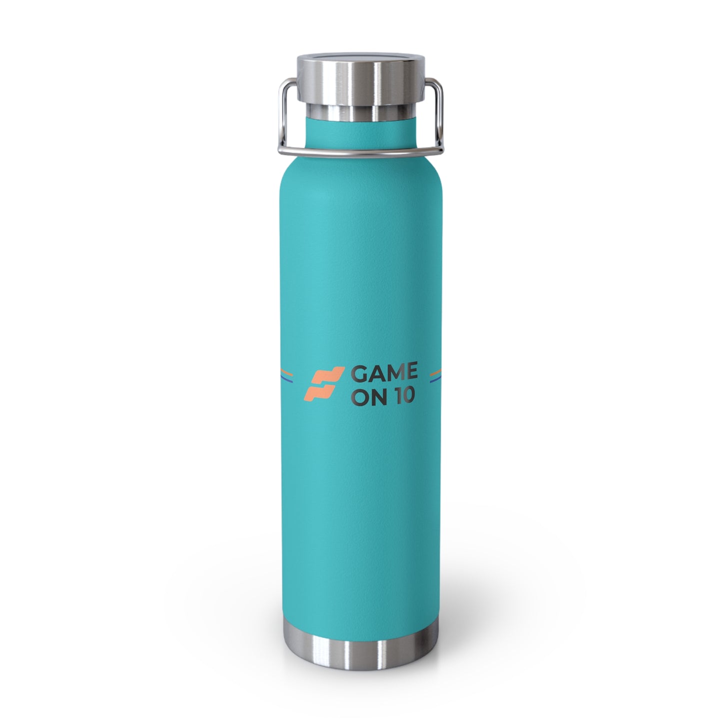 Game on 10 Copper Insulated Water Bottle