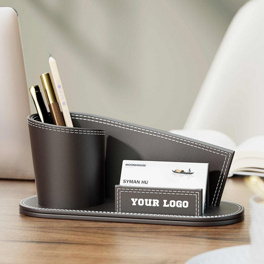 Desk Organizer Pen & Business Card Holder