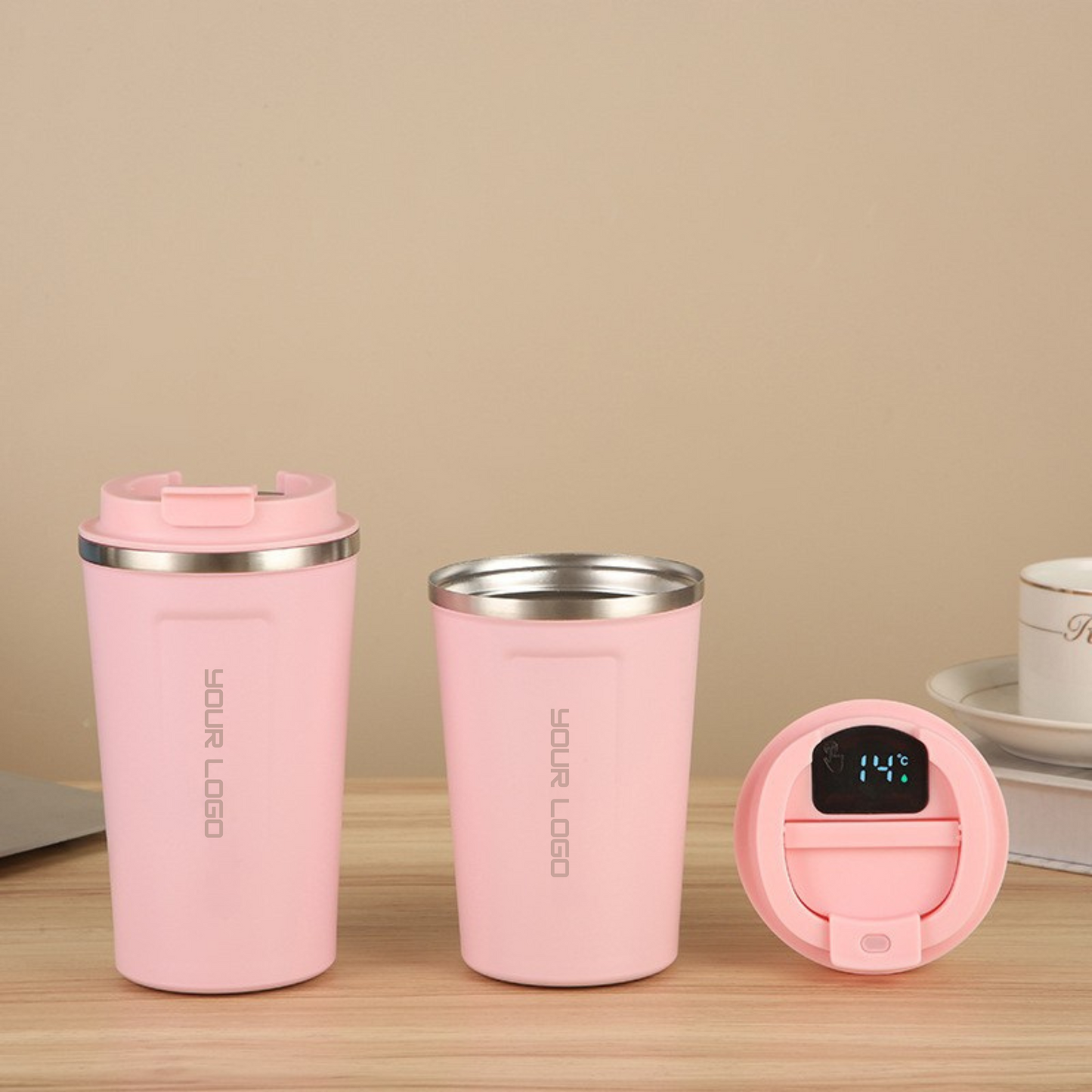 Custom Temperature Display Coffee Mug