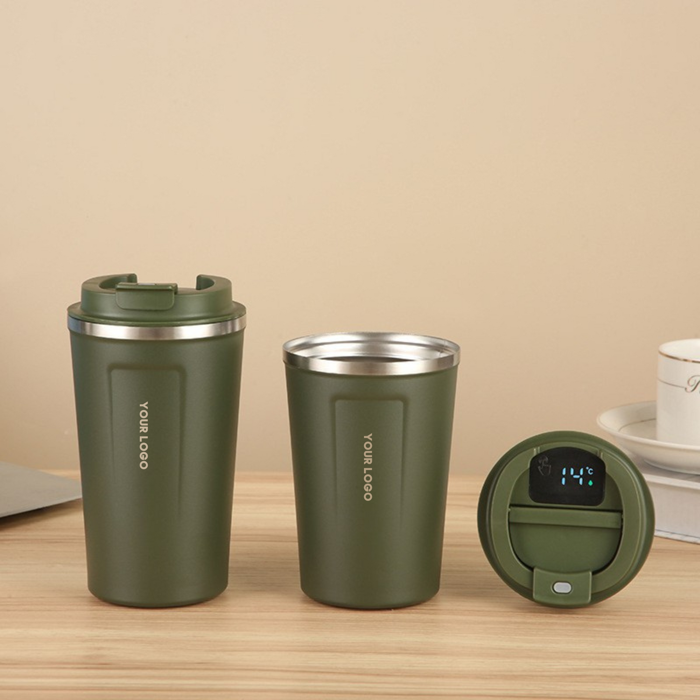 Custom Temperature Display Coffee Mug