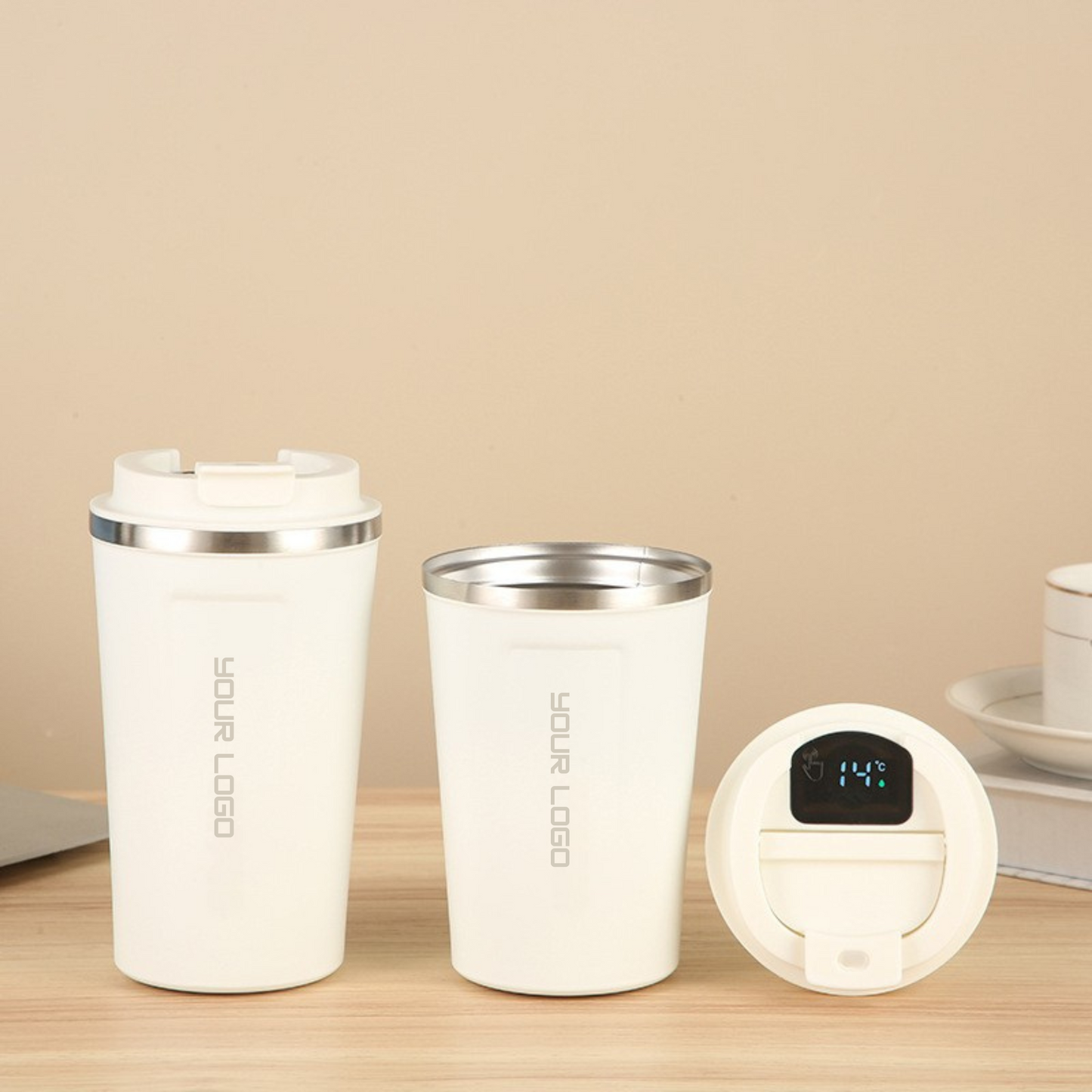 Custom Temperature Display Coffee Mug