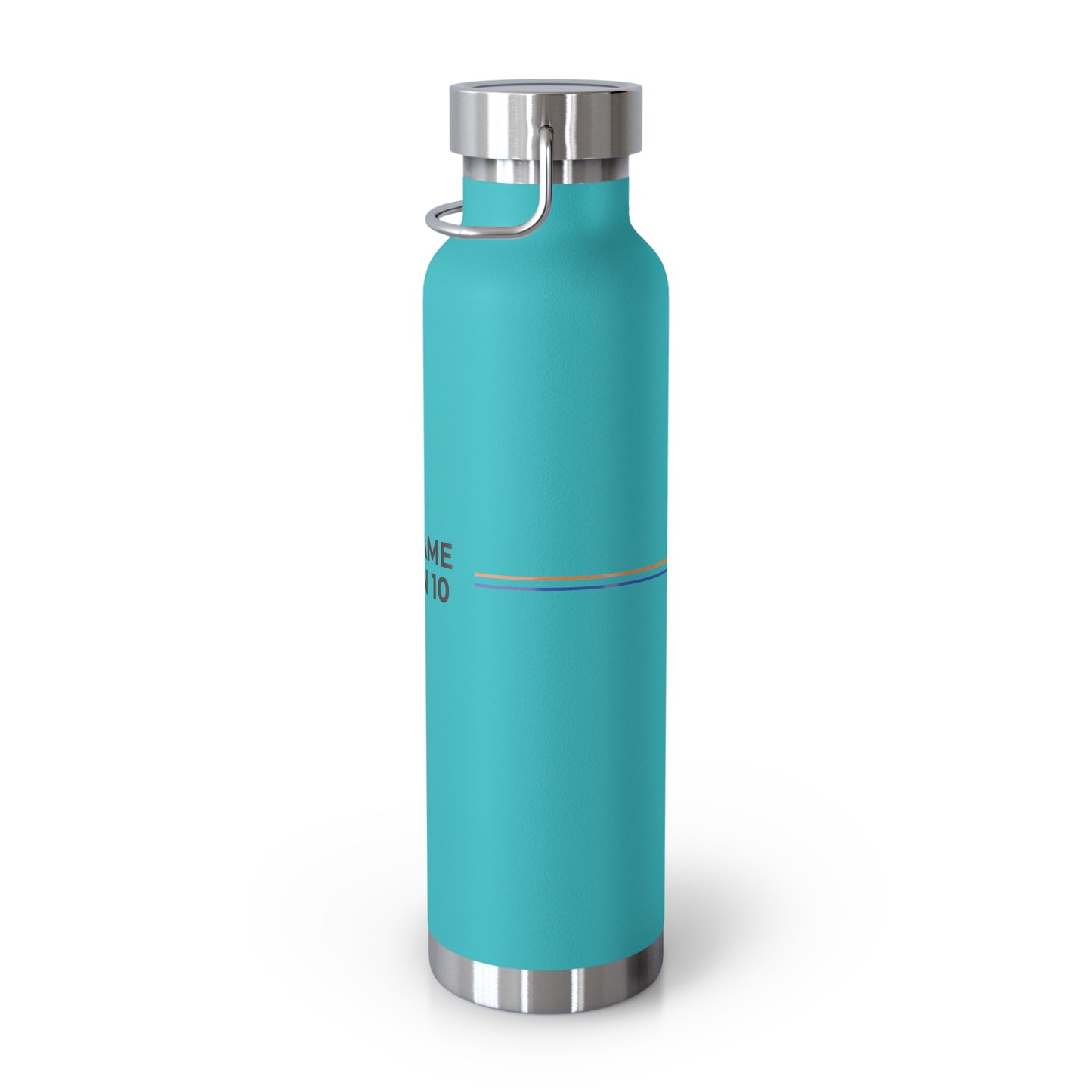 Game on 10 Copper Insulated Water Bottle