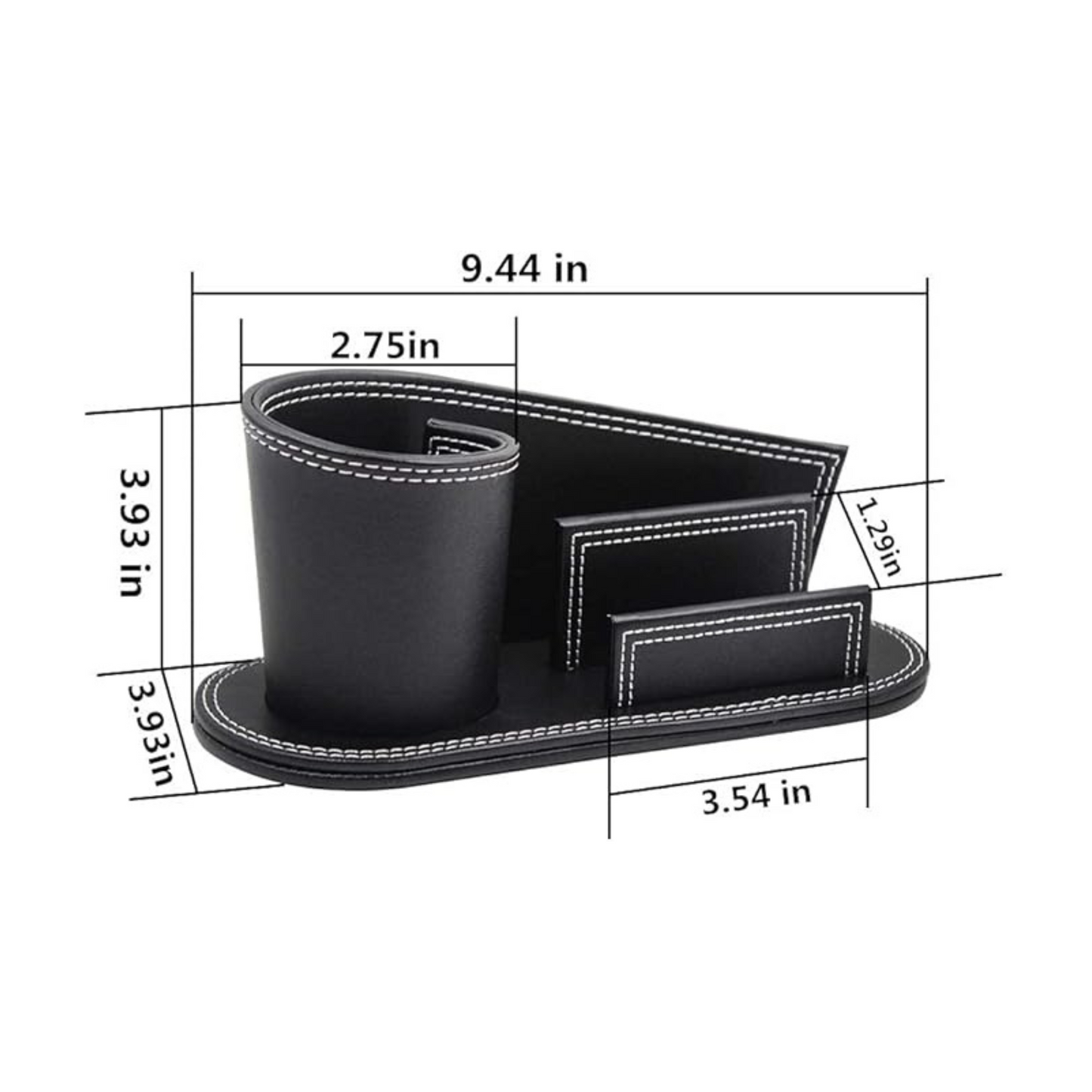 Desk Organizer Pen & Business Card Holder