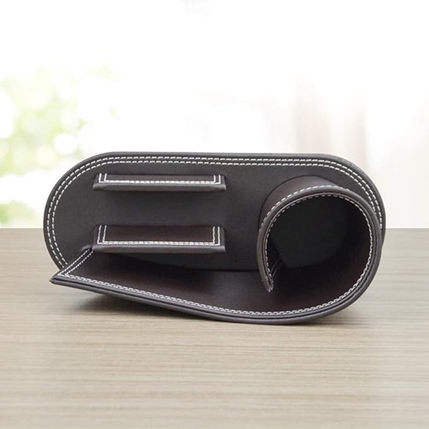 Desk Organizer Pen & Business Card Holder