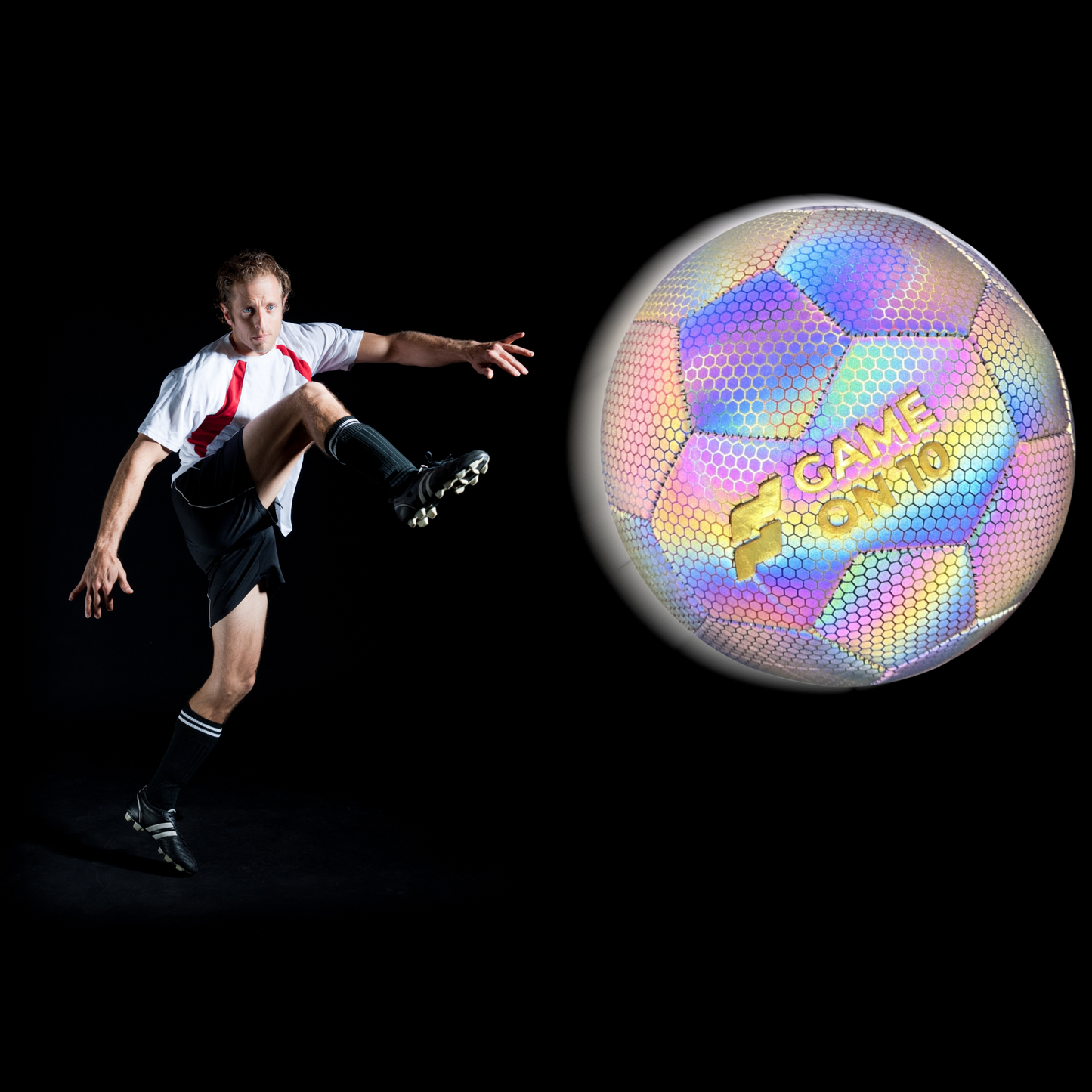Game on 10 Holographic Soccer Ball