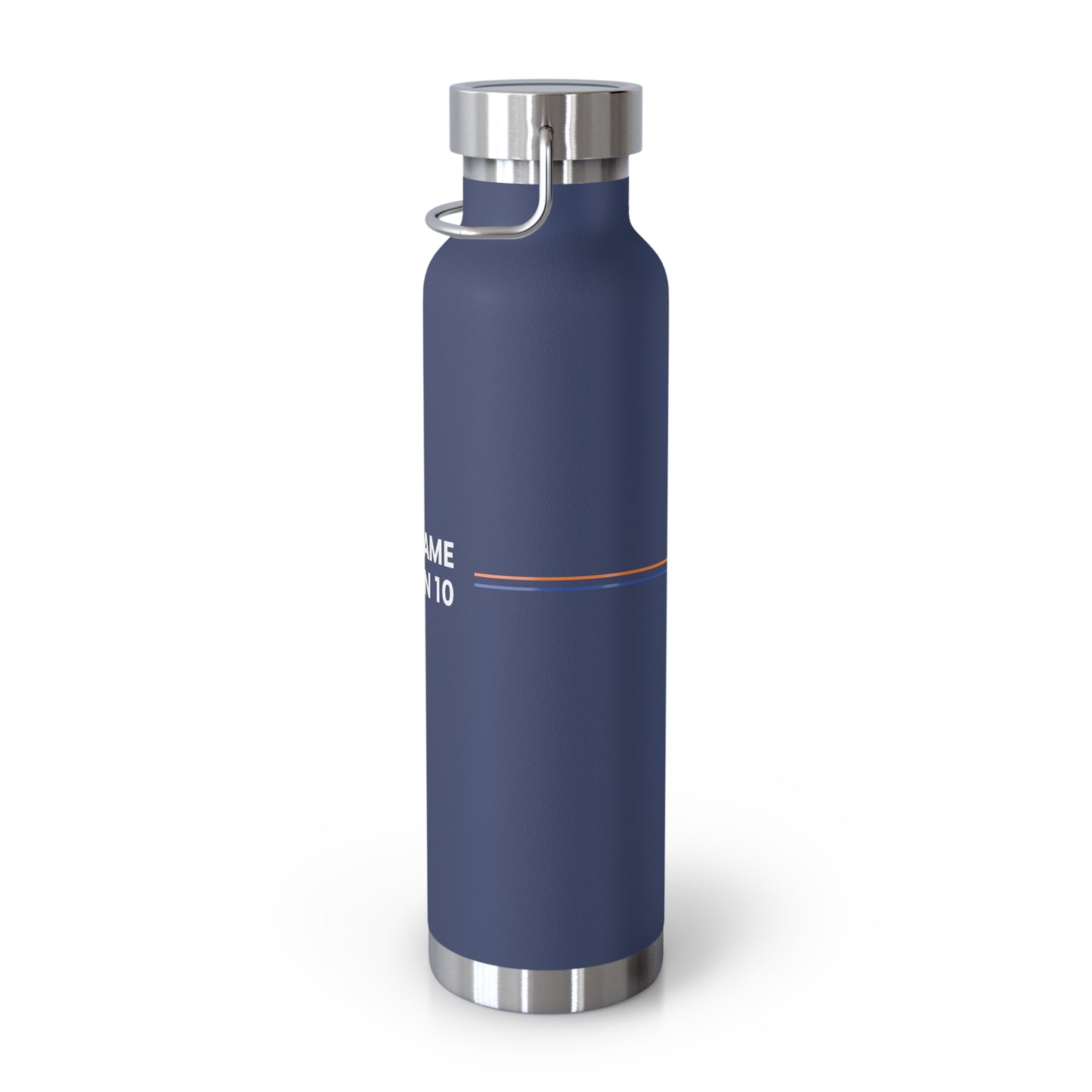 Game on 10 Copper Insulated Water Bottle