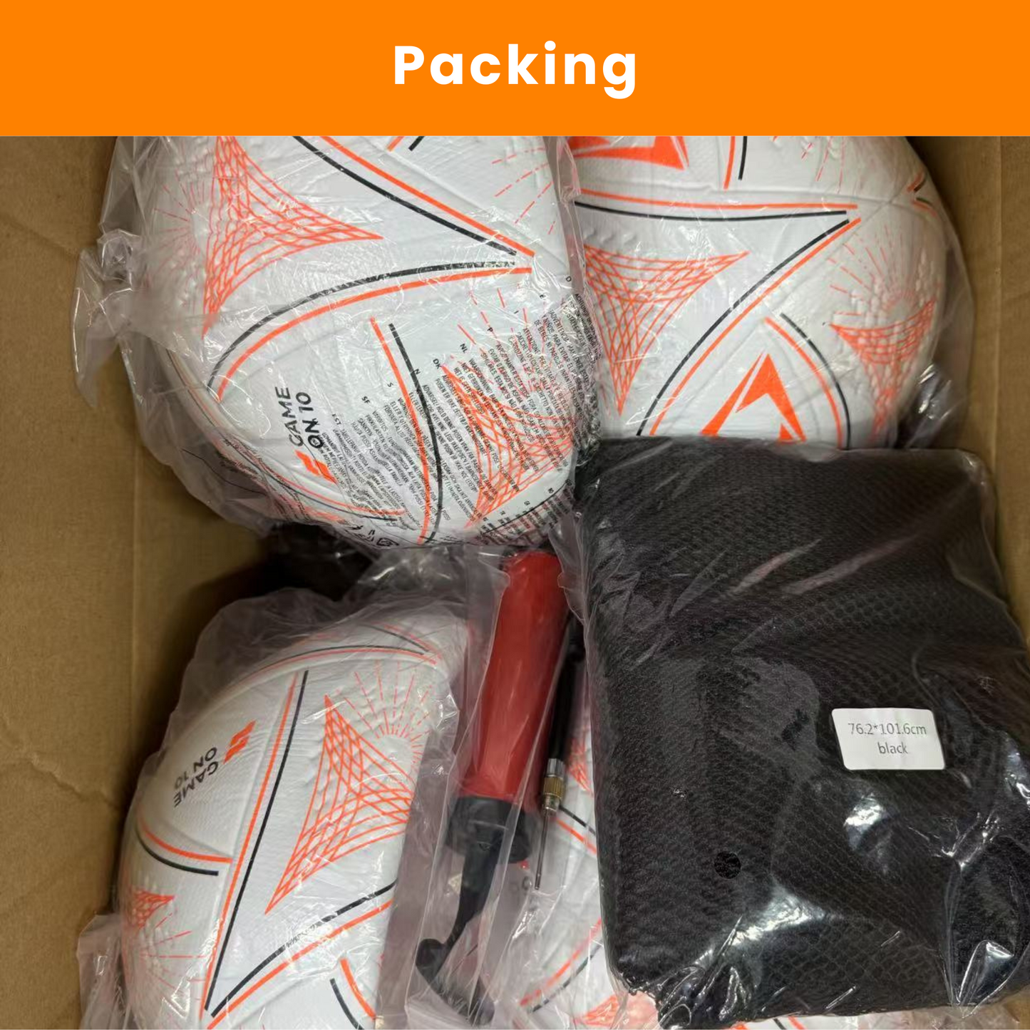 Game on 10 Bulk 12 Soccer Balls