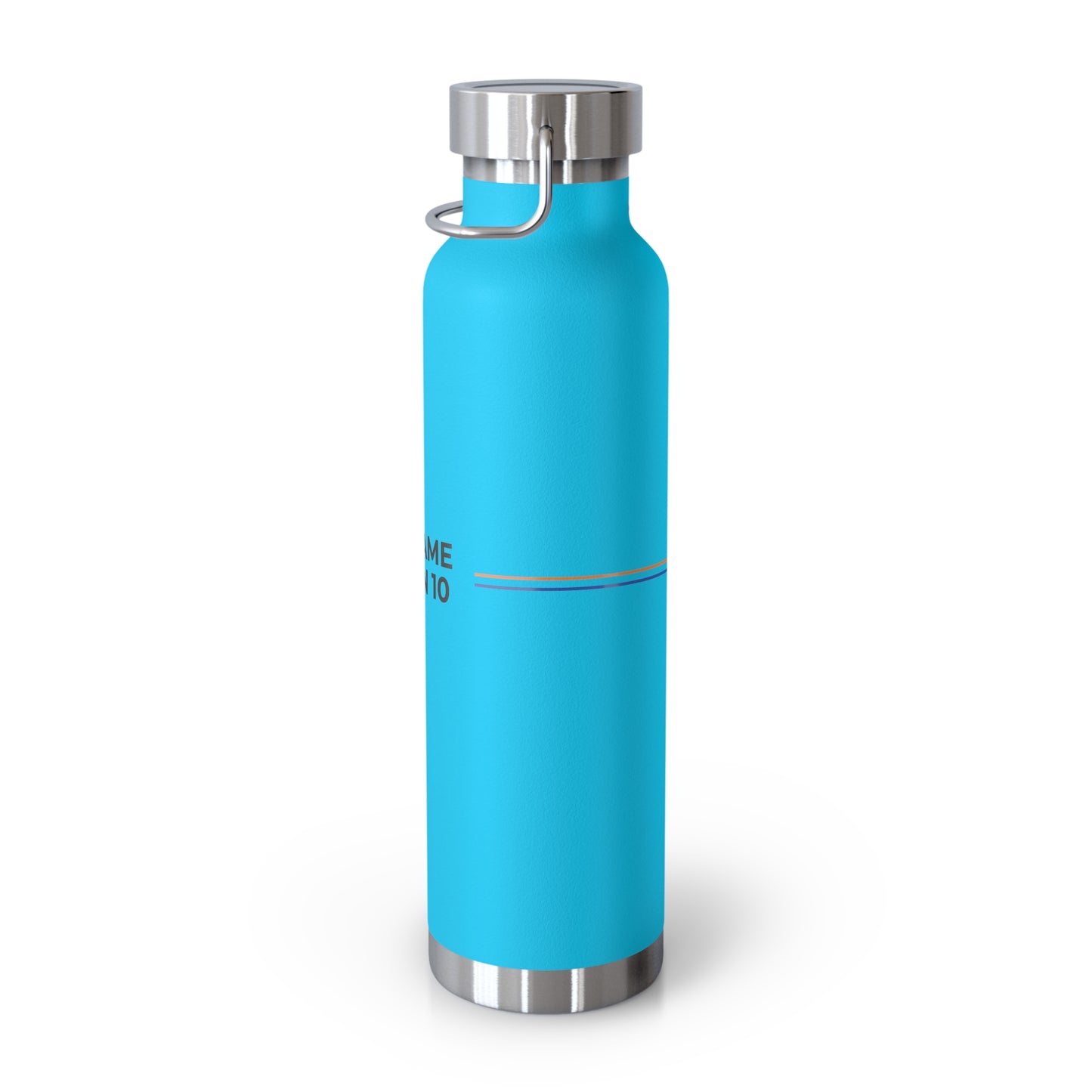 Game on 10 Copper Insulated Water Bottle