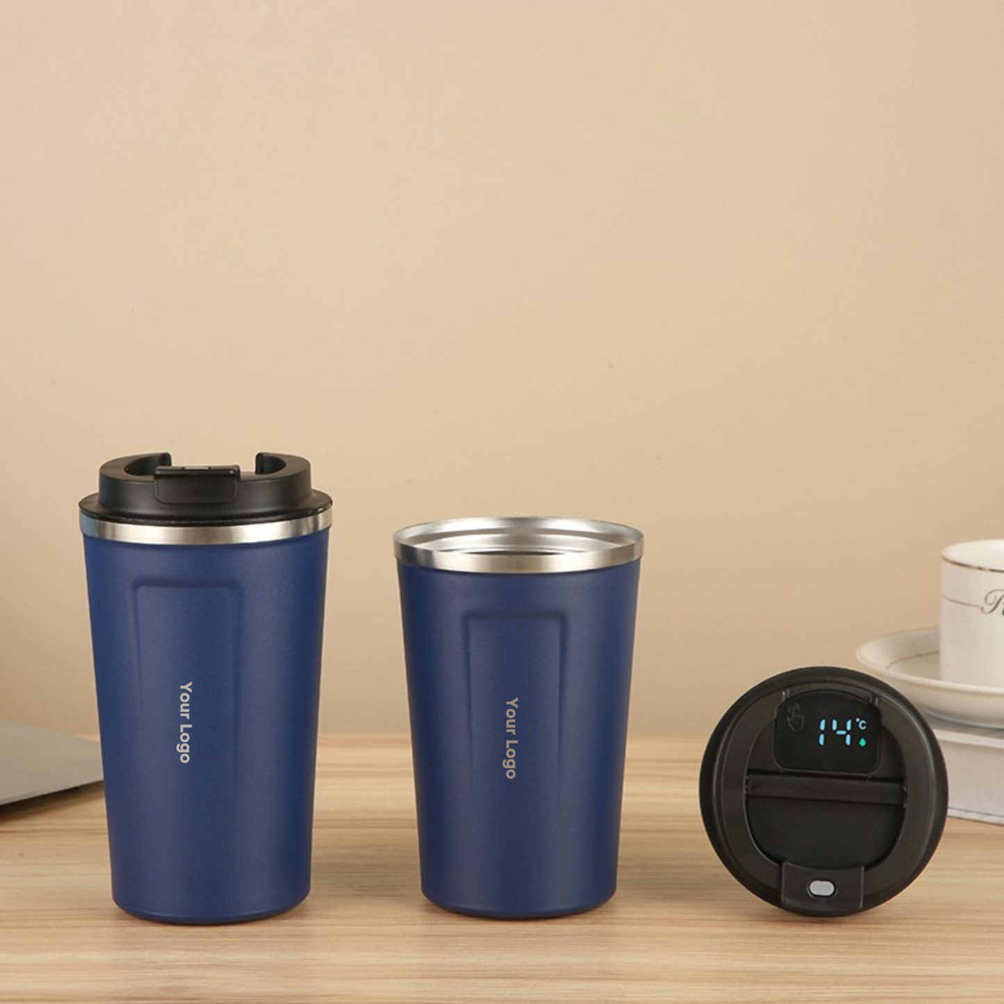 Custom Temperature Display Coffee Mug