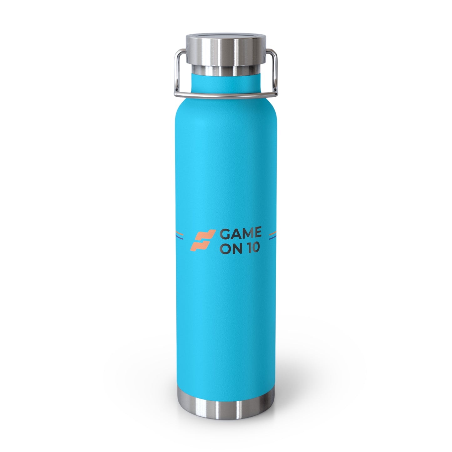 Game on 10 Copper Insulated Water Bottle