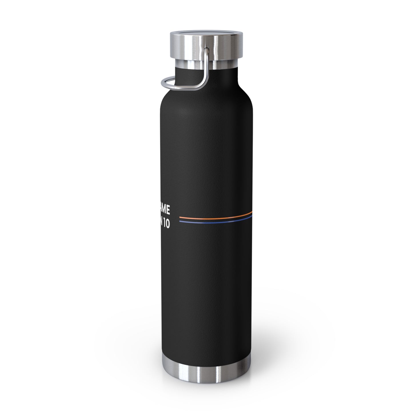 Game on 10 Copper Insulated Water Bottle