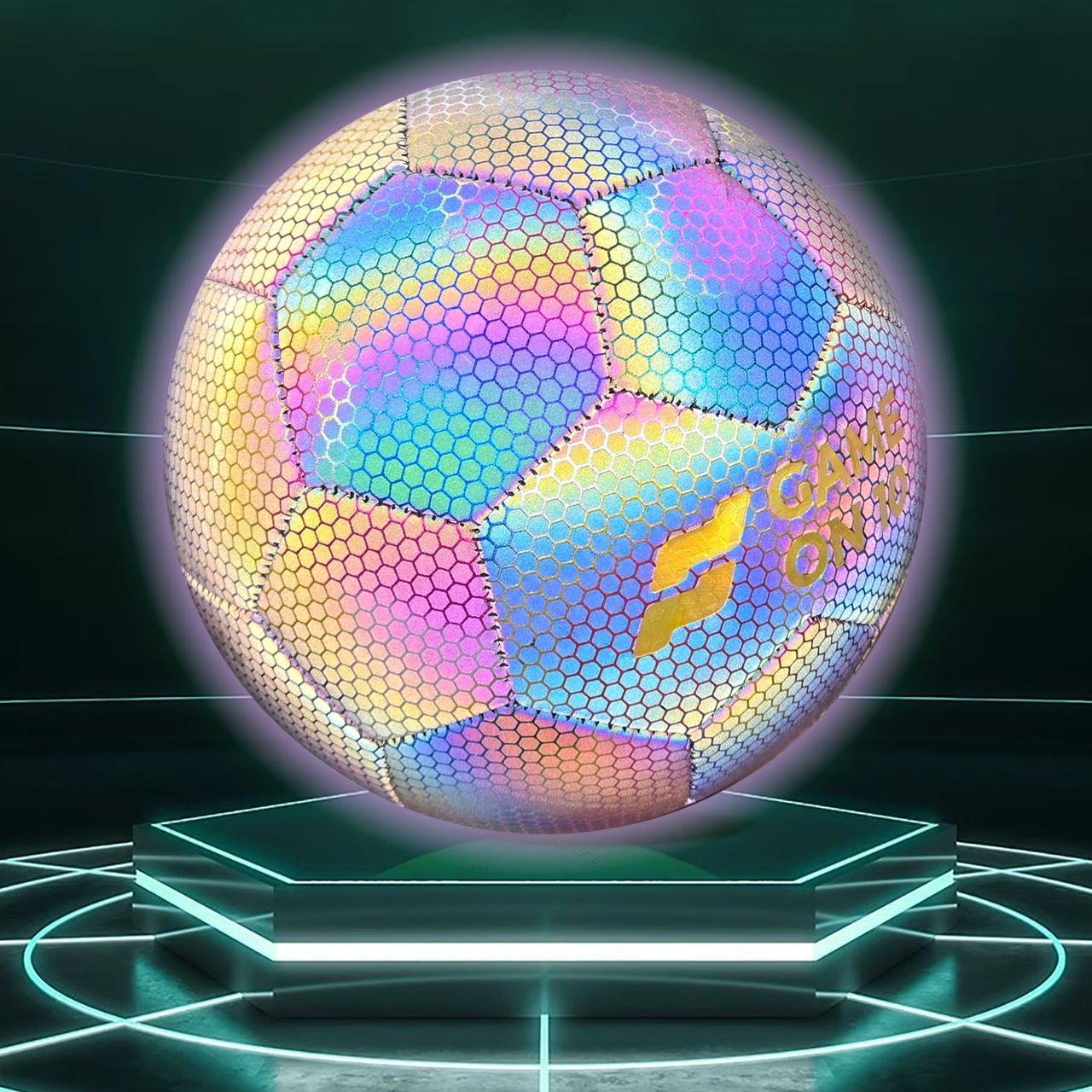 Game on 10 Holographic Soccer Ball