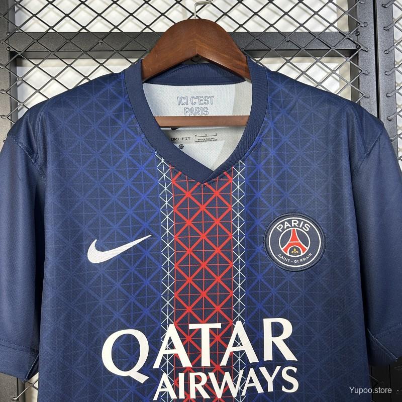25/26 PSG Men Home Jersey & Short