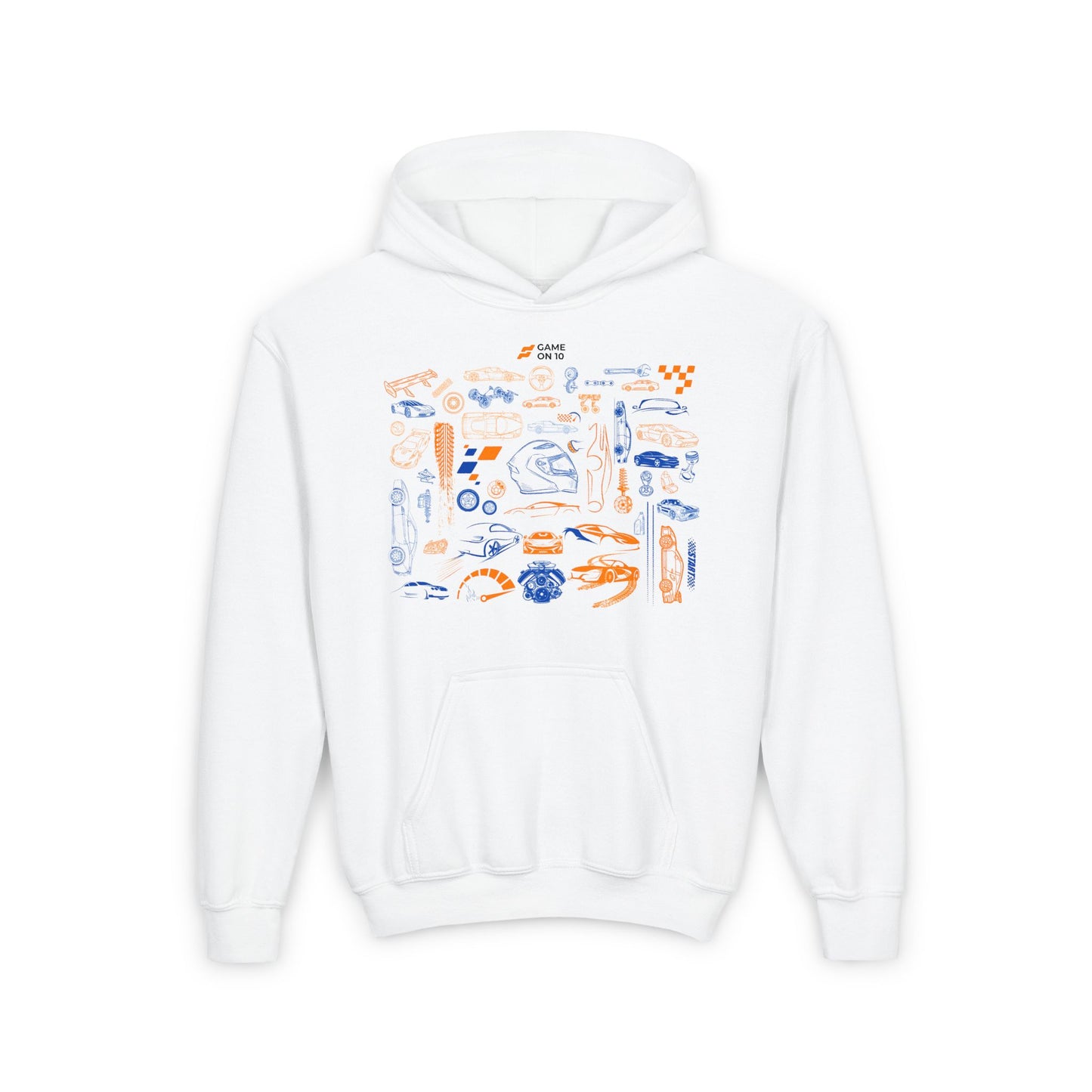 Game on 10 Start Youth Hoodie