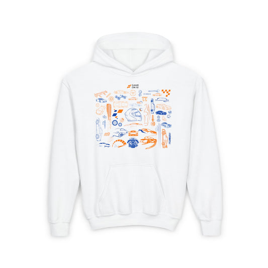 Game on 10 Start Youth Hoodie