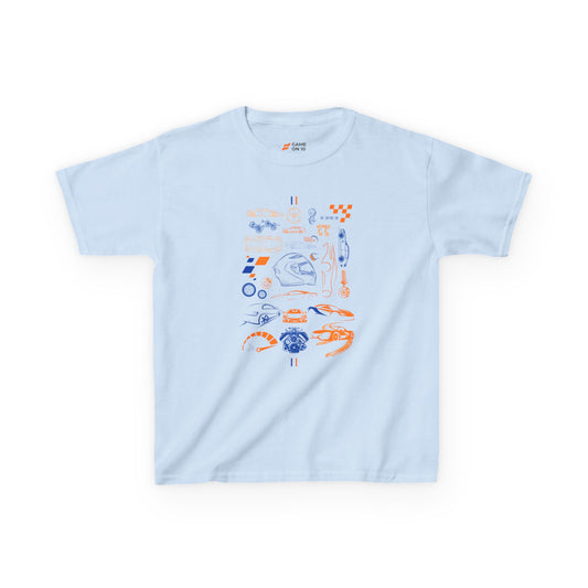 Game on 10 Start Kids Heavy Cotton Tee