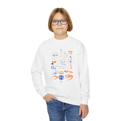 Game on 10 Start Youth Crewneck Sweatshirt